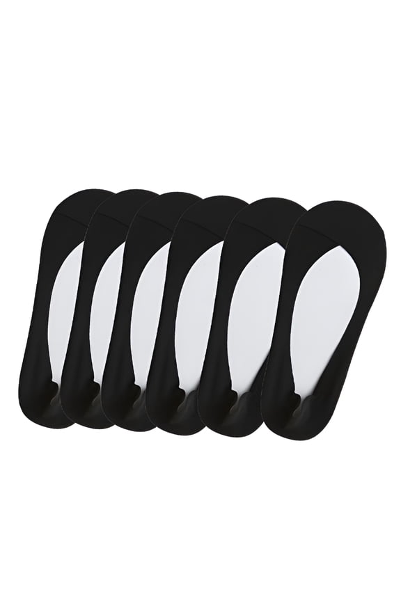2026 New 6 Pairs Low Cut No Show Socks,Invisible Ice Silk Socks for Women,Pure Cotton,Non-Slip for Casual Wear, Daily Activities, Sports, Running, Gym, Office Wear.