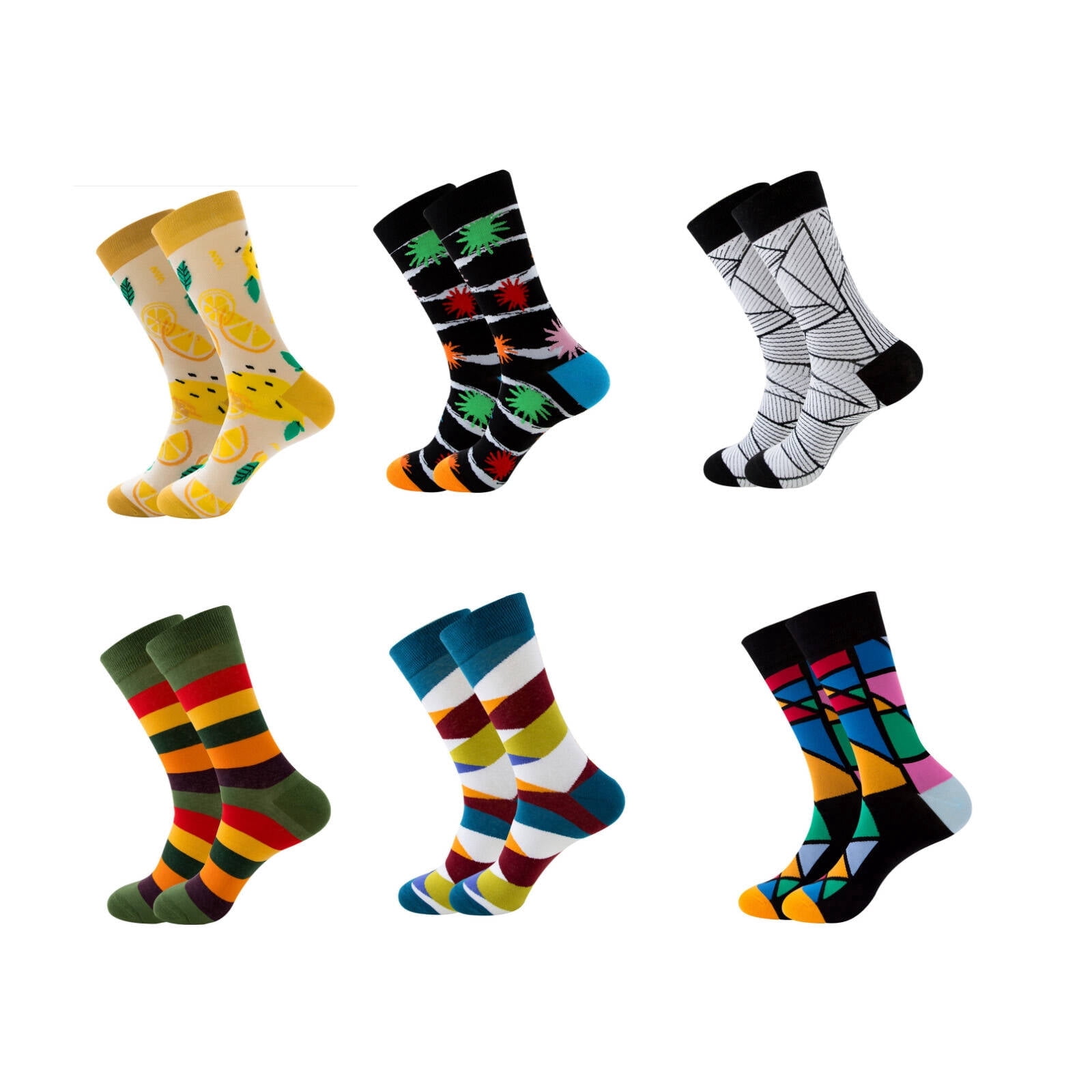 TELOLY 2026 New 6Pcs Socks for Women Comfortable Mid Length Womens ...