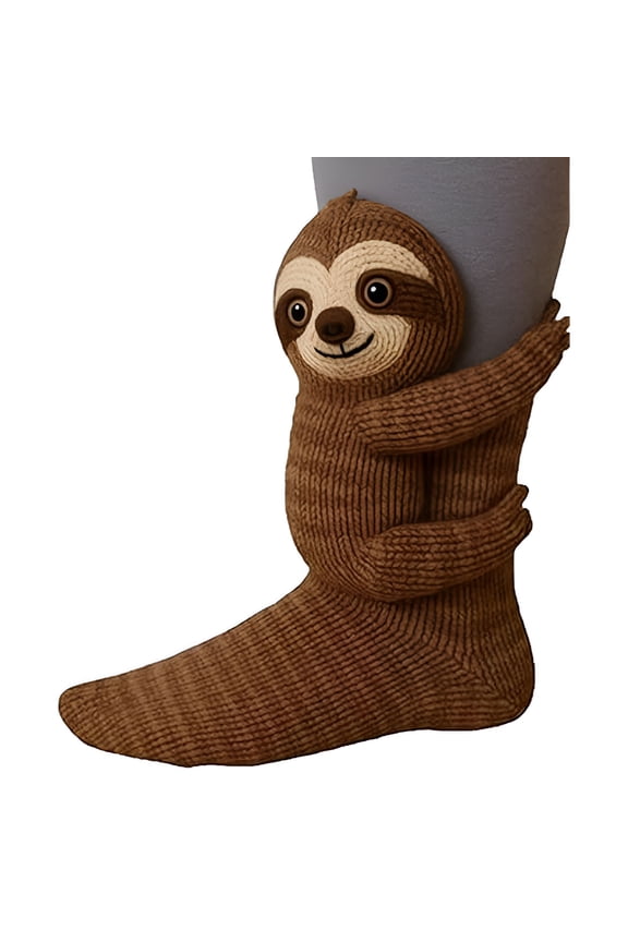 2026 New Animal Socks, Sloth Socks for Women, 3D Knit Sloth Gifts Animal Funny and Cozy Slipper Socks Indoor, Lounging, Home Relaxation, Gift Giving, Cozy Evenings