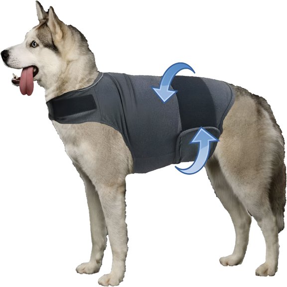 TELOLY 2026 New Anti Anxiety Vest for Dogs, Dog Anxiety Relief Coat, Skin Friendly Dog Calming Jacket Vest, Adjustable Dog Shirts for Thunder, Fireworks and Separation, Keep Pet Calm Without Training