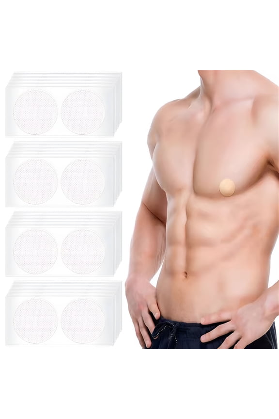 2026 New Anti Chafing Nipple Stickers,200Pcs (100 Pairs) Running Nipple Tape for Men,Nipple Covers for Nipple Protection Against Chafing,Invisible Nipple Tape for Running Men