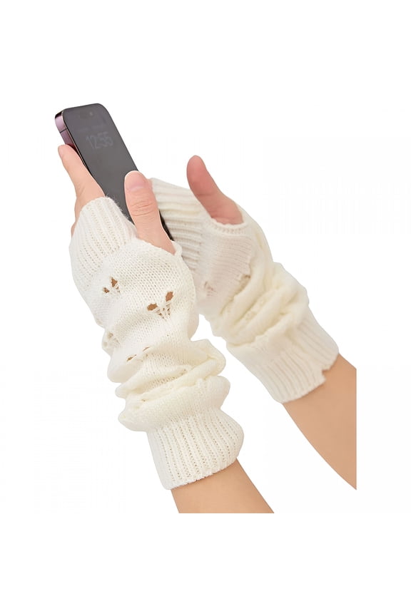 2026 New Arm Warmers Fairy Grunge Fingerless Punk Goth Emo Gloves Y2K Accessories for Festival,Party,Casual Cottagecore