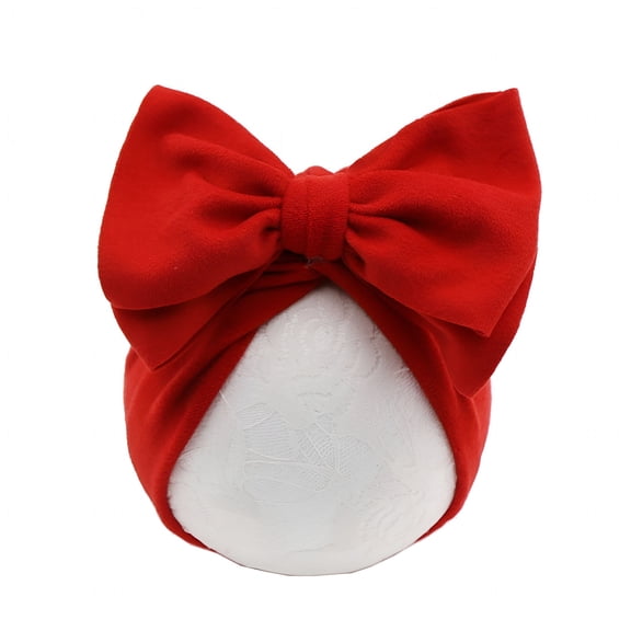 TELOLY 2026 New Baby Hat Girls Bows Turban Hat Infant Photography Props Kids Beanie Children Cap Red Beanie Kids for Newborn, Birthday, Photoshoot, Party, Outdoor