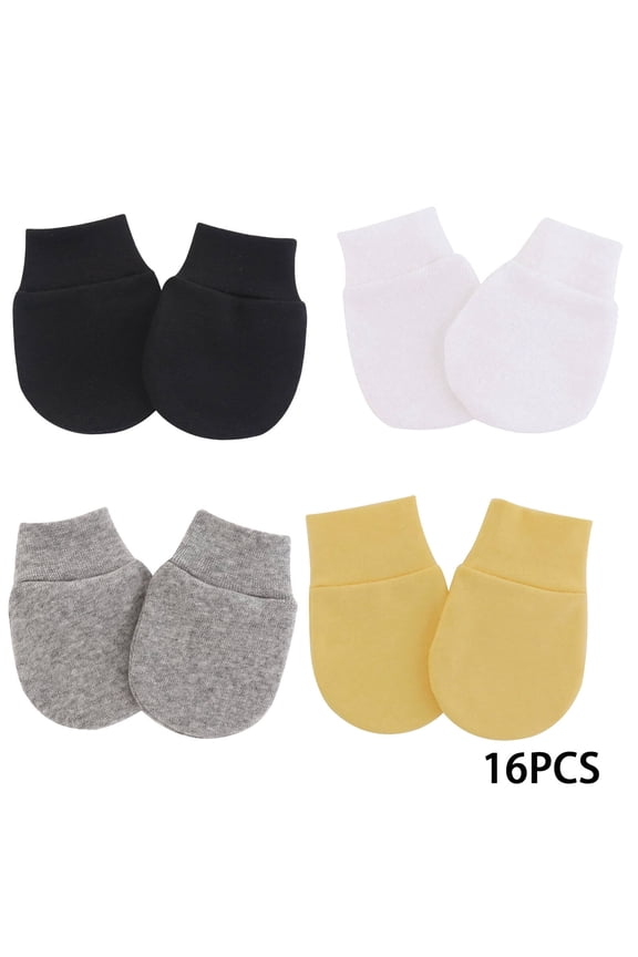 2026 New Baby Mittens Soft Fabric Gentle Baby Gloves Tight Wrist Defense Baby Toddler Mittens Style 8 for Newborns Baby Playtime Stroller Rides Winter Outings Sensitive Skin Protection.