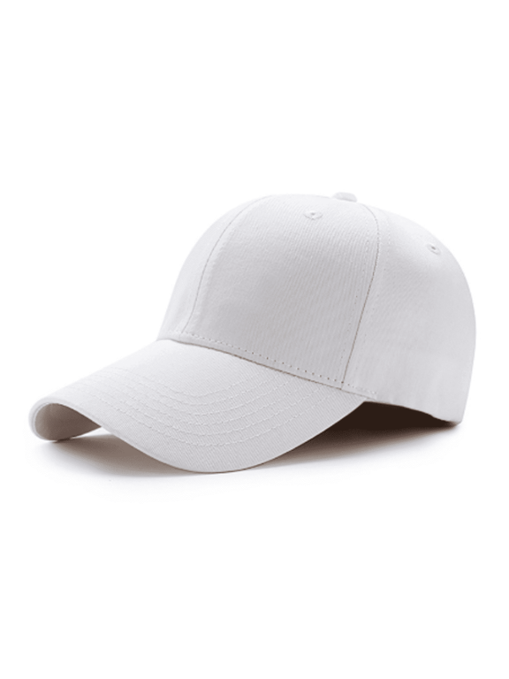 2026 New Baseball Cap Four Seasons Casual Fashion Sun Hats for Women Korean Version for Men and Women Adjustable Hats for Men,White,Pure Version