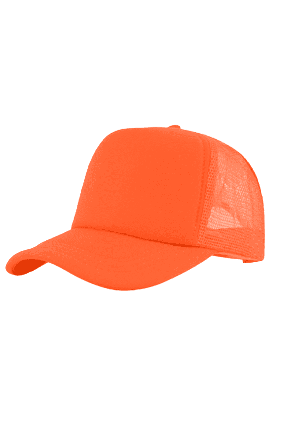 2026 New Baseball Cap Men and Women Outdoor Breathable Maga Hat Four Seasons Solid Color Fashionable and Versatile Womens Hats for Outdoor Sports Travel Orange