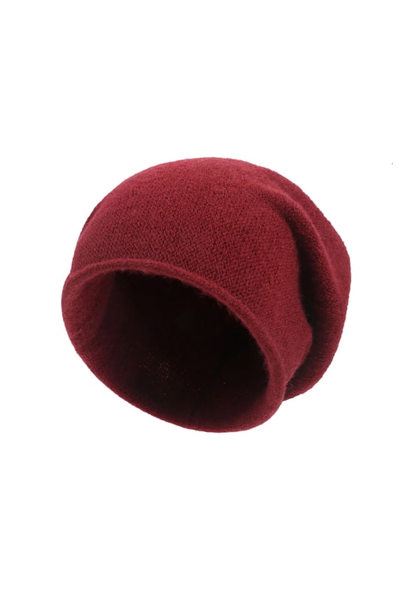 2026 New Beanie Running Hat Knit Beanie Winter Hats for Men and Women Warm Soft & Stretchy Daily Ribbed Lightweight Toboggan Cap Winter Hats Wine One Size