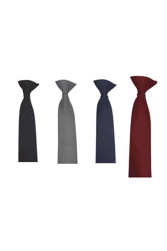 2026 New Black Tie Narrow Design Ties for Men Zipper Closure Corbatas Para Hombres Elegantes for Wedding Business Party Black Gray Navyblue Burgundy
