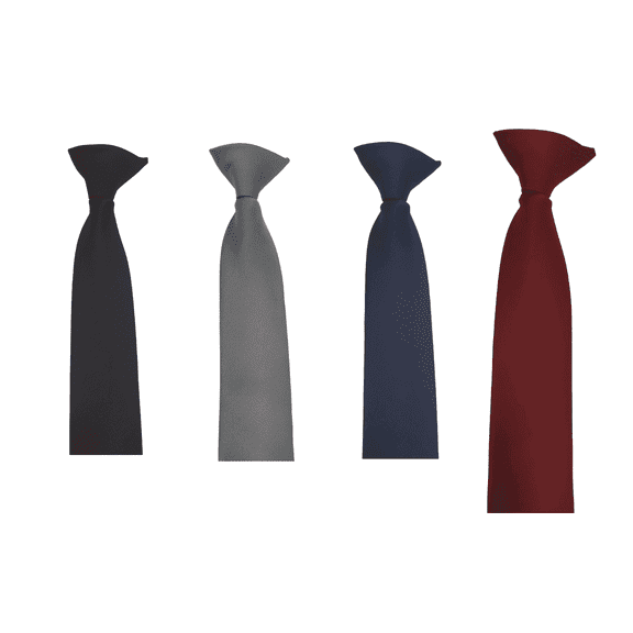 TELOLY 2026 New Black Tie Narrow Design Ties for Men Zipper Closure Corbatas Para Hombres Elegantes for Wedding Business Party Black Gray Navyblue Burgundy