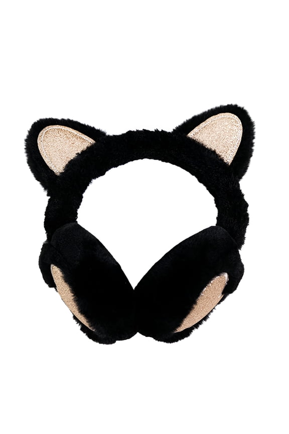 2026 New Cat Ear Earmuff Plush Warm Ear Muff Soft Furry Outdoor Winter Ear Warmer Anti-Cold Ear Protector Earflap for Skiing, Snowboarding, Hiking, Camping, Daily Wear