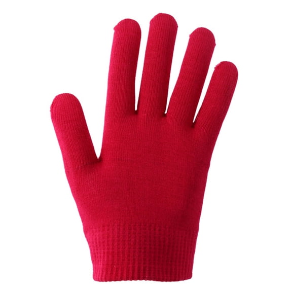 TELOLY 2026 New Cotton Gloves Warm Gloves for Women Cozy Fit Cotton Gloves for Dry Hands Sleeping Outdoor-Ready for Spa, Skincare, Nightwear Red