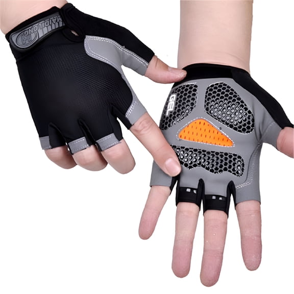 TELOLY 2026 New Cycling Half Finger Mountain Bicycle Gel Pad Anti-Slip Breathable Outdoor Sports Shock-Absorbing Riding Biking Cycle Gloves
