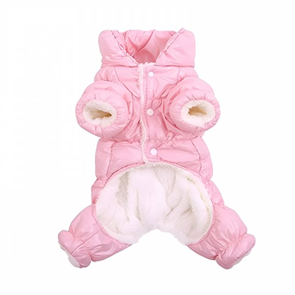 TELOLY 2026 New Dog Coat, Waterproof Dog Jacket for Winter, Fullbody Dog Coats Snowsuit, Windproof Puppy Down Jacket Puffer Coat, Fleece Winter Vest for Dogs, Cold Weather Dog Coats