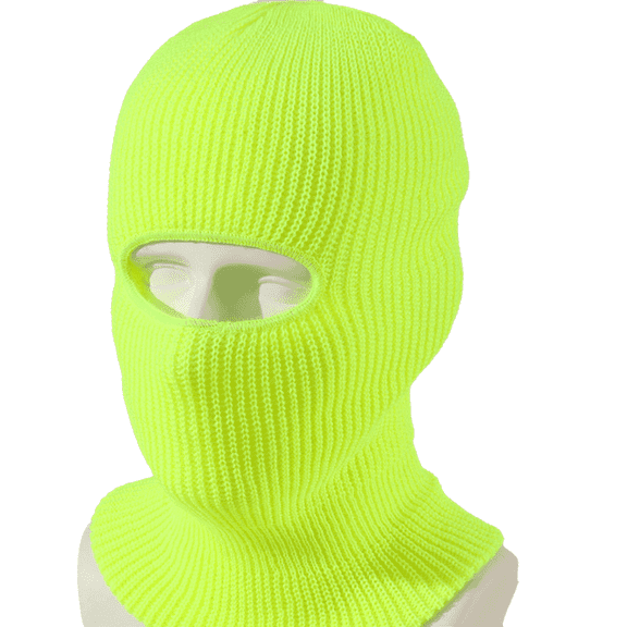 TELOLY 2026 New Face Mask Warm Single Hole Ski Mask Skin-Friendly and Breathable Beanies, Fluorescent Yellow for Skiing, Snowboarding, Winter Sports, Cold Weather Protection.