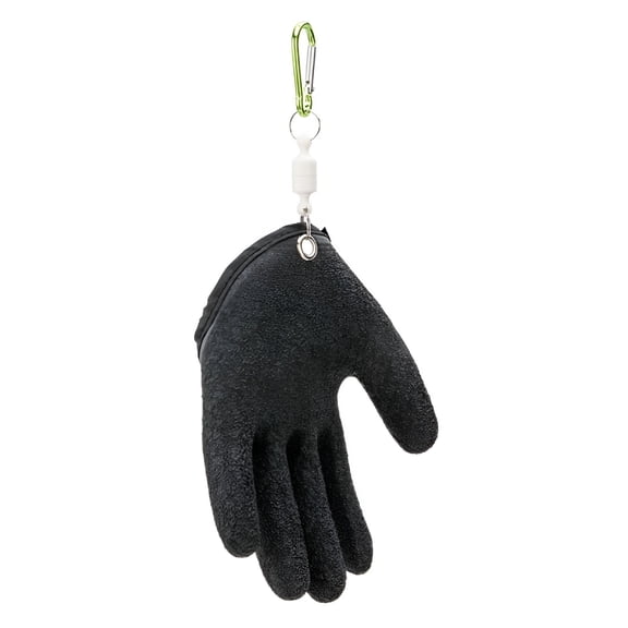 TELOLY 2026 New Fishing Glove with Magnet Release Fisherman Professional Catch Fish Gloves Cut and Puncture Resistant Anti-Slip Latex Fishing Gloves with Magnetic Hooks Hunting Glove
