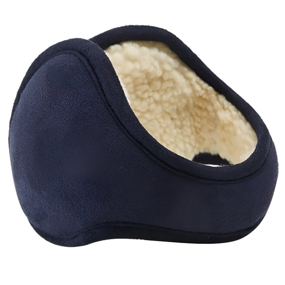 TELOLY 2026 New Foldable Winter Ear Muffs with Adjustable Size for Men and Women - Soft Lamb Suede Ear Warmers for Outdoor Activities for Skiing,Hiking,Running,Travel