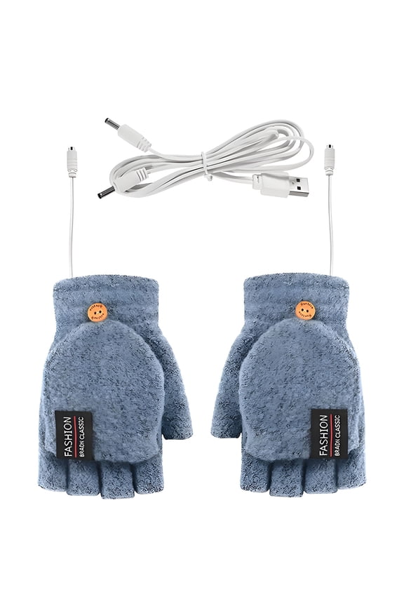 2026 New Gloves,Polyester Winter Gloves,Flip Cover Finger Gloves,7"X4.5"