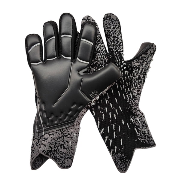 TELOLY 2026 New Goalie Gloves Warm&Snug Fit Goalkeeper Gloves for Soccer,Football,Training Versatile Fit Youth Football Gloves Warmth Without Bulk Black