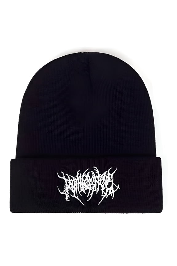 2026 New Gothic Beanie Hats for Women Men Grunge Emo Accessories Punk Streetwear Winter Warm Hat Knitted Soft Cap for Casual Wear, Street Fashion, Outdoor Activities, Winter Protection
