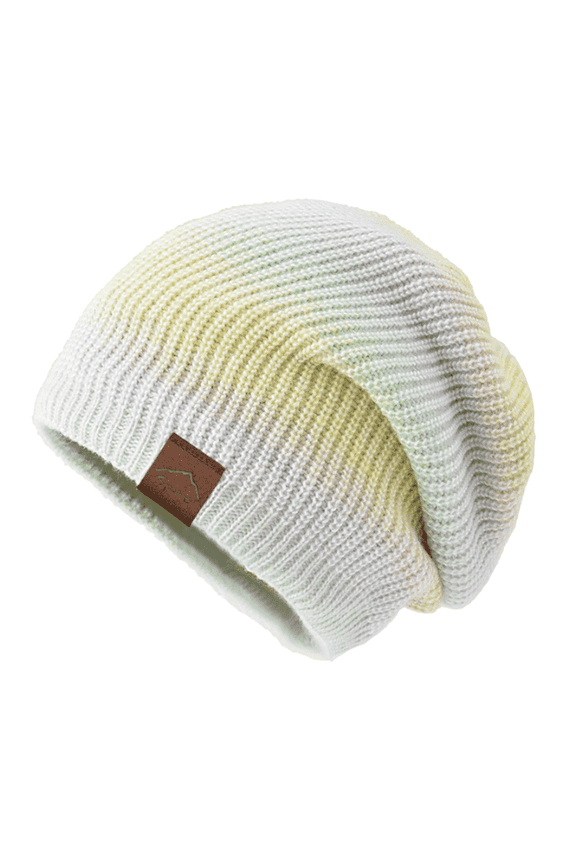 2026 New Hat Ombre Tie Dye Rainbow Beanie for Women Wool Knitting Versatile Womens Hats Yellow for Casual Wear Cold Weather Outdoor Activities Fashion Daily Use.
