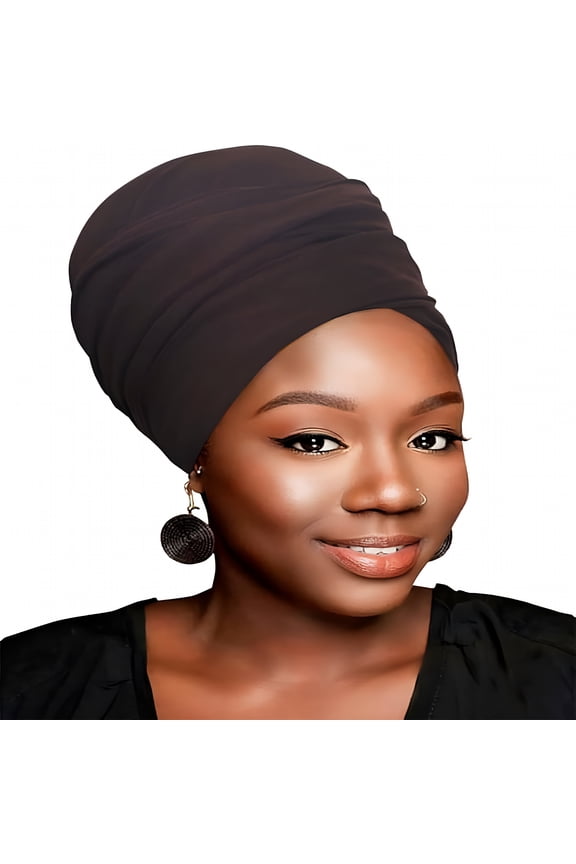 2026 New Head Wraps for Black Women African Head Wrap Lightweight for Women Long Plain Turban Hair Scarf Scarves