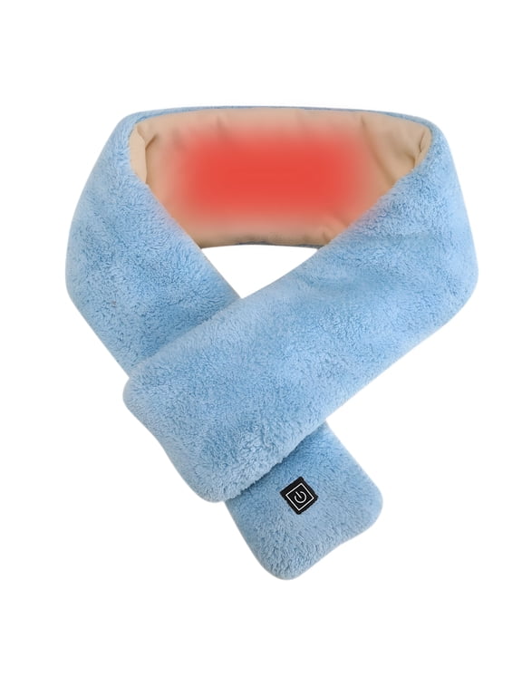 2026 New Heated Scarf with Neck Heating Pad Constant Temperature Neck Wrap for Men and Women for Outdoor,Office,Travel,Home As Warming Scarf Light Blue