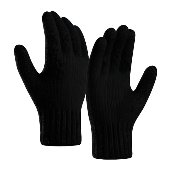 TELOLY 2026 New Men'S Pure Wool Knitted Gloves with Thinsulate Lining for Winter Wear,Cold Weather Protection,Outdoor Activities,Casual Wear,Everyday Use.