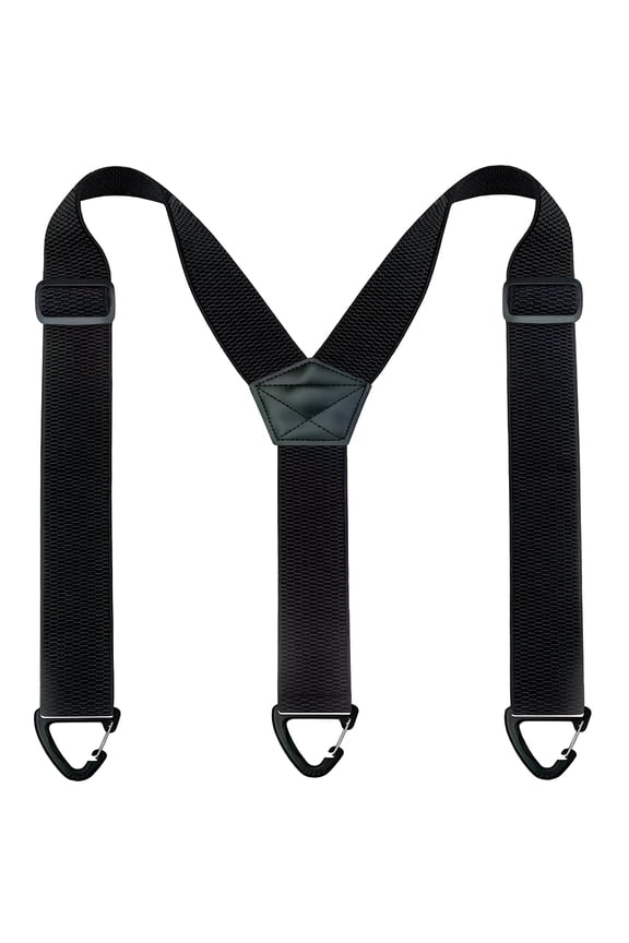 2026 New Men'S Suspenders Elastic Braces Adjustable Heavy Duty, Under Clothes with 3 Snap Loop, Suspenders for Men for Work, Office, Formal Events, Casual Outfits Under Clothing, Black