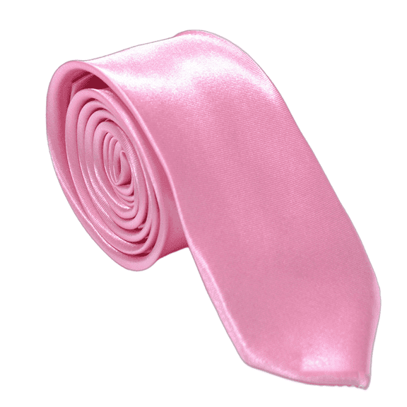 TELOLY 2026 New Men'S Ties Casual Korean Style Necktie Solid Color Design Corbatas Para Hombres Elegantes Deep Pink for Casual Wear Office Parties Everyday Fashion Date Nights
