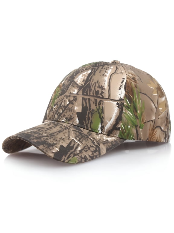 2026 New Mens Camouflage Military Adjustable Hat Camo Hunting Fishing Army Baseball Cap for Hunting,Fishing,Outdoor,Travel,Hiking,Camping