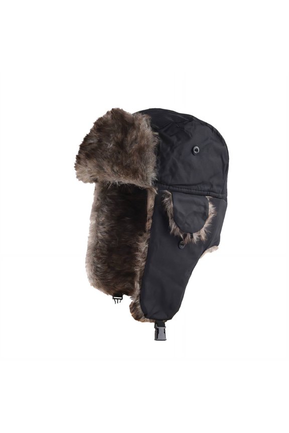 2026 New Mens Hats,Fashionable Unisex Design Trapper Hat for Men,Cozy Velvet Lining Trapper Hat for Women for Winter, Outdoor, Skiing Dark Purple
