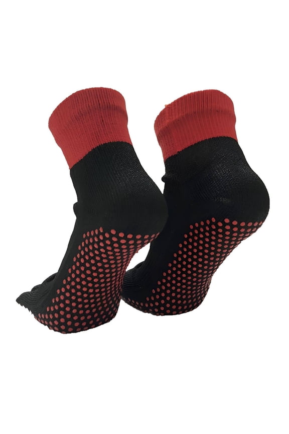 2026 New Mens Socks Cut Resistant Fabric Long Socks Enhanced Safety Protection No Show Socks Men for Work Industrial Casual Red