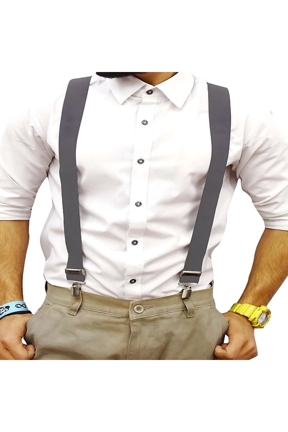 2026 New Mens Suspenders Very Strong Clips Heavy Duty Braces for Daily,Work,Formal One Size Fits All Wide Y Shape 4 Colors