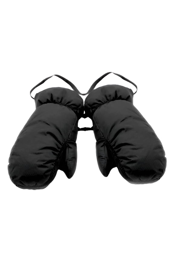 2026 New Down Mittens Cold Weather Gloves Thickened for Men Women Windproof Insulated Winter Snow Mittens Ski Mittens for Snowboarding Black Xl