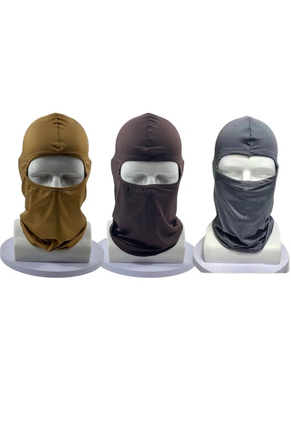 2026 New Neck Gaiter Windproof and Warm Full Face Mask Fully Enclosed Design Neck Gaiters for Men for Skiing Snowboarding Hiking Dark Gray Khaki Coffee