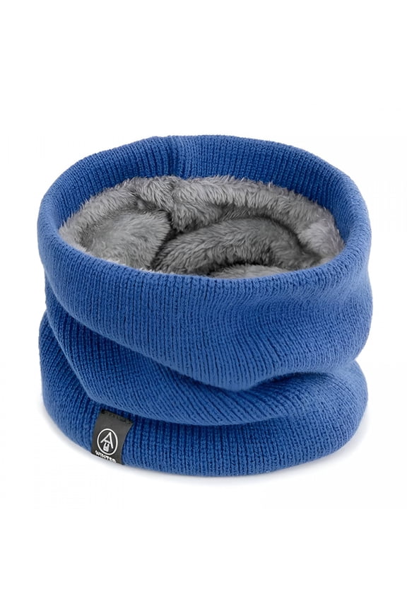 2026 New Neck Warmer for Men Women Fleece Neck Gaiter Winter Double-Layer Thick Knit Circle Loop Infinity Scarf Warm Neck Warmer