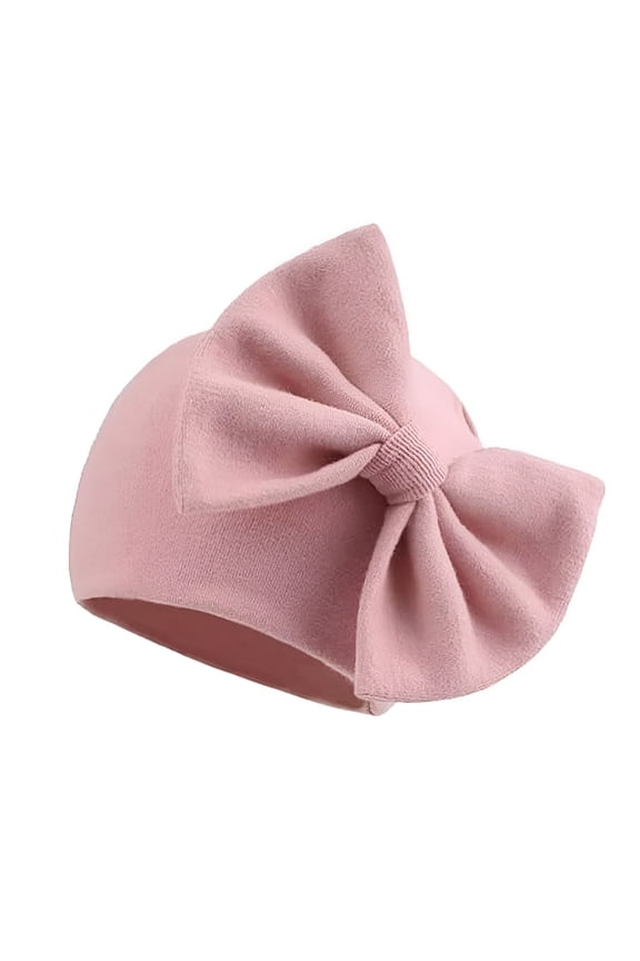 2026 New Newborn Baby Girl Hat Cotton Baby Bow Beanie Preemie Hats for Girls for Daily Wear,Photo,Casual,Travel 0-12 Months