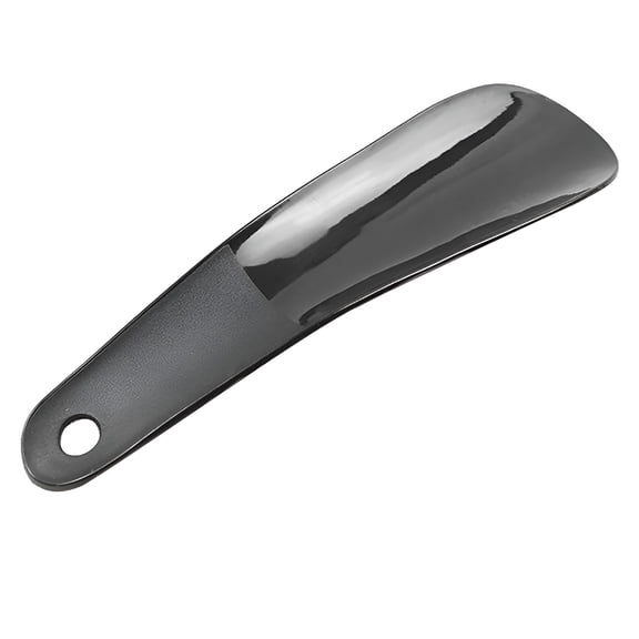 TELOLY 2026 New Plastic Shoe Horn, Travel Size Small Shoehorn, Portable Mini Shoe Spoon Short for Men Women Kids Seniors for Travel,Home,Office,Plastic, 16Cm, Black, 1Pc