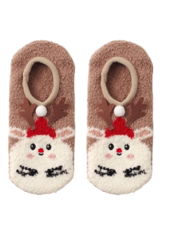 2026 New Socks Anti Slip Wool Socks for Women Environmentally Friendly Materials Antistatic Technology Fluffy Socks for Home Winter Bedtime Style9