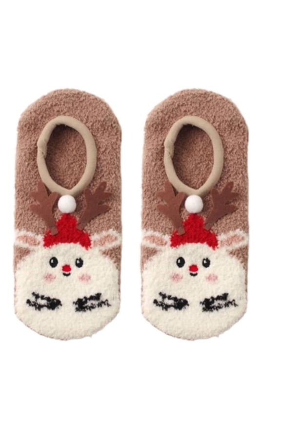2026 New Socks Anti Slip Wool Socks for Women Environmentally Friendly Materials Antistatic Technology Fluffy Socks for Home Winter Bedtime Style9