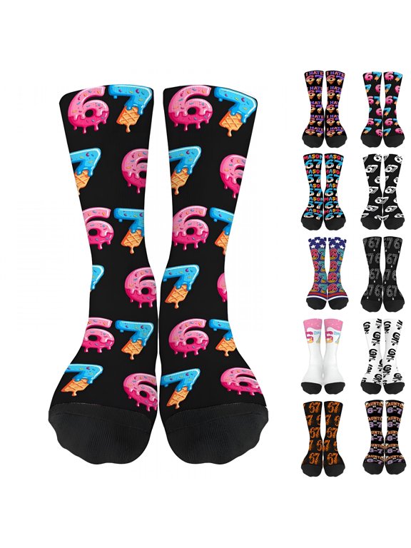 2026 New Socks Fun Meme Design Sock for Grand Ma (10 Pack), for Daily Wear, Lounging, Gift Giving, Casual Outings, Relaxation.