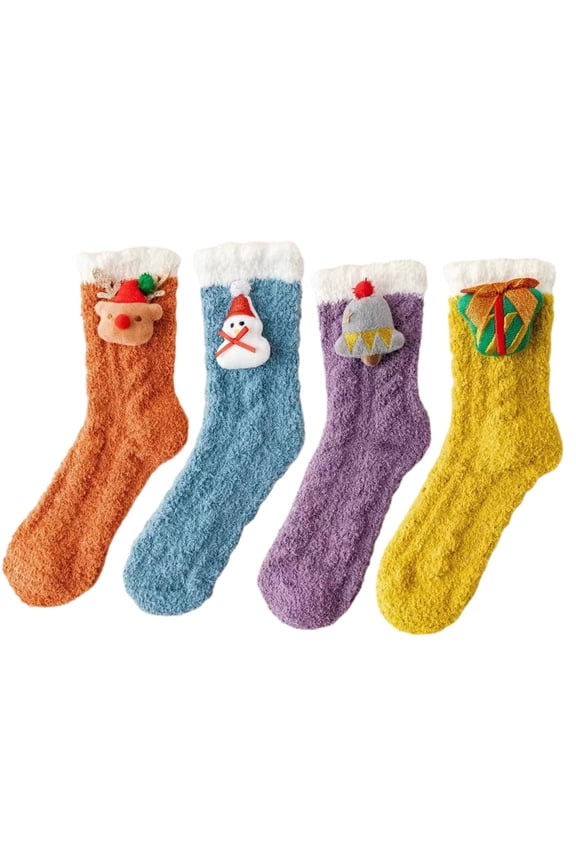 2026 New Socks Lock the Temperature White Socks Machine Washable Suitable for Outdoor Activities for Hiking School Sports Socks for Girls Style5