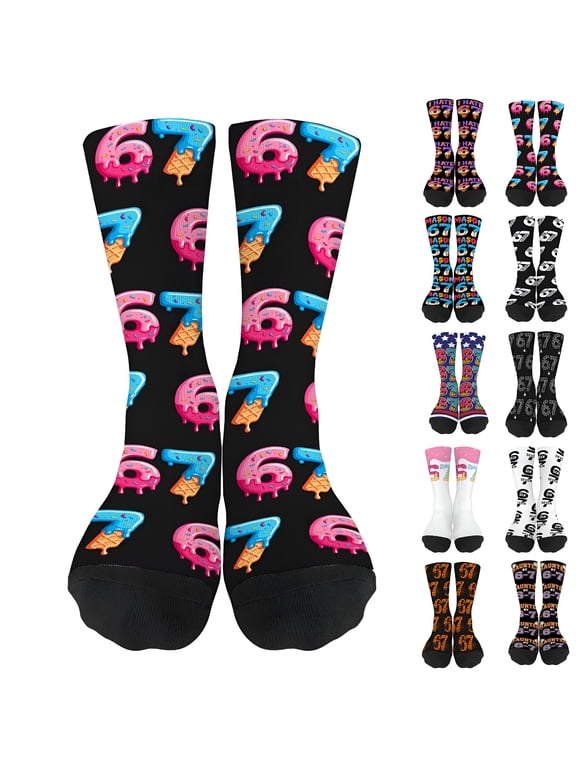 2026 New Socks, Meme Half Calf Sock for Dad for Casual, Sports, Work, Home White (1Pack)