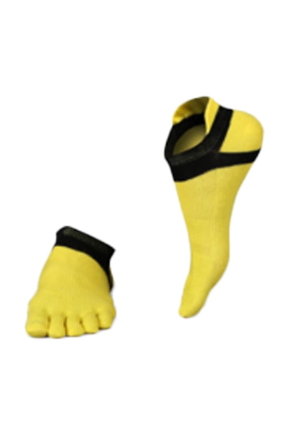 2026 New Socks for Men,Five Toe Split Design Men Socks,Short Cuff Invisible Style High Quality Mesh Design Socks for Men,Yellow