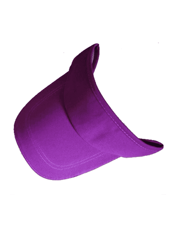 2026 New Sun Hat Men and Women Foldable in Summer Beach Hat Solid Color Simple Versatile Topless Fedora Hats for Men Purple for Beach Trips Outdoor Activities Travel Casual Outings Gardening