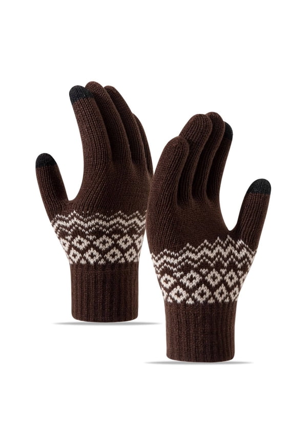 2026 New Winter Gloves,Soft Fleece Lining and Elastic Ribbed Cuff Gloves for Cold Weather,Dual Layer Insulation Waterproof Gloves,Style2