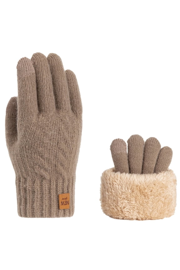 2026 New Winter Gloves,Soft Fleece Lining and Elastic Ribbed Cuff Gloves for Cold Weather,Dual Layer Insulation Waterproof Gloves,Style8
