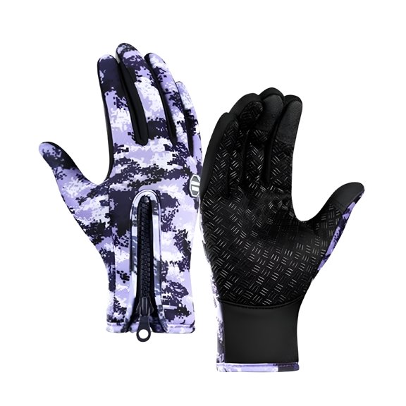 TELOLY 2026 New Winter Gloves,Waterproof Warm Gloves,Winter Ski Gloves for Men,Touchscreen Cold Weather Driving Gloves,Windproof Anti-Slip Sports Gloves,Thermal Gloves for Running Driving Cycling