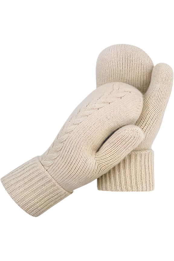 2026 New Winter Mittens Gloves for Women Warm Thermal Fleece Thick Knit Soft Cozy Wool Snow Mittens for Cold Weather for Skiing,Snowboarding,Hiking,Daily Gifts