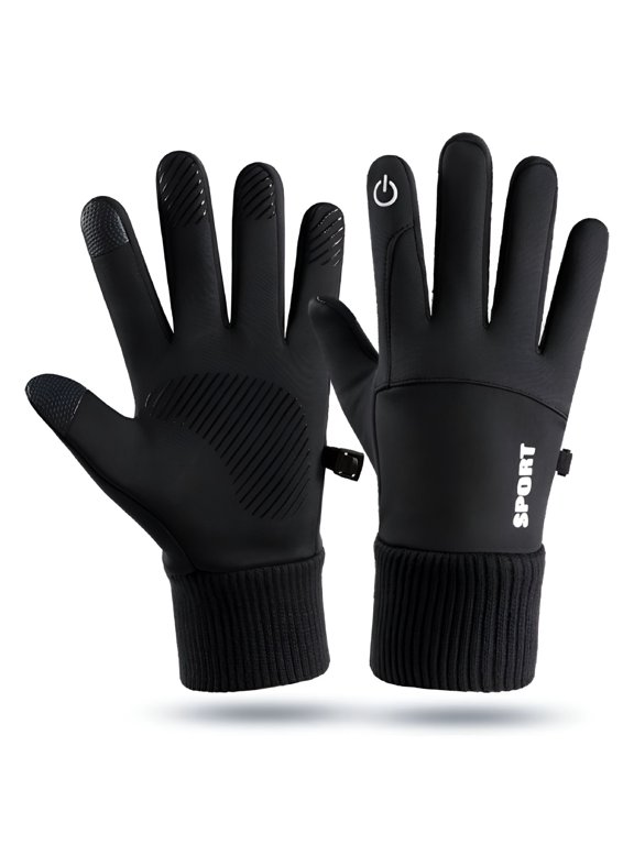 2026 New Winter Thermal Gloves Touch Screen Windproof Anti Slip Heated Glove Hands Warm for Outdoor Hiking Driving Cycling for Snow Sports, Camping, Fishing, Walking